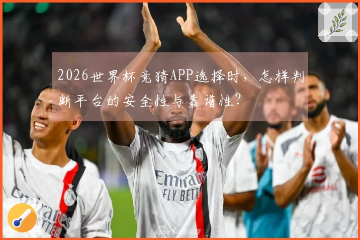 2026世界杯竞猜APP选择时，怎样判断平台的安全性与靠谱性？