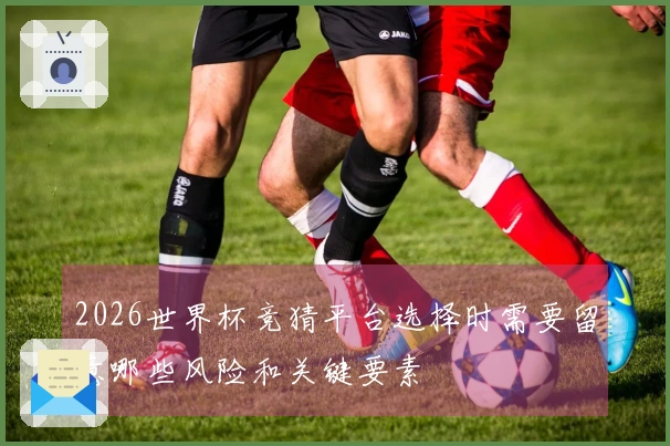 2026世界杯竞猜平台选择时需要留意哪些风险和关键要素